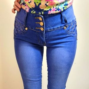 Tush Push Gold Detail Jeans